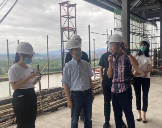 旅投集團領(lǐng)導赴錦江嘉州賓館視察施工 改造項目